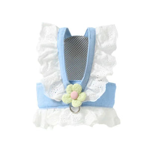 Summer Pet Harness With Leash And Back Strap For Puppies Dogs Cats