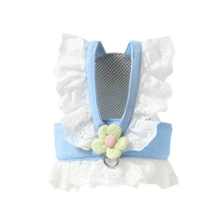 Summer Pet Harness With Leash And Back Strap For Puppies Dogs Cats