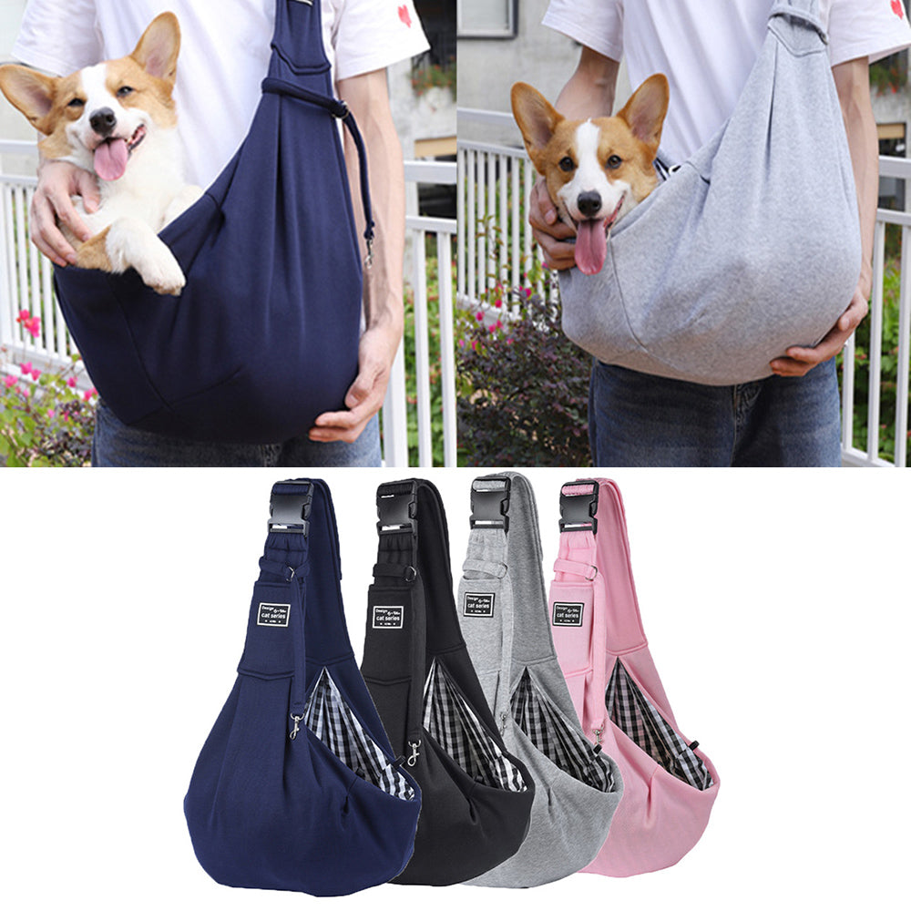 Cotton Single-Shoulder Pet Carrier Bag For Dogs And Cats