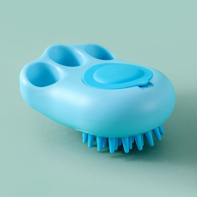 Cat And Dog Bath Massage Brush With Claw Design