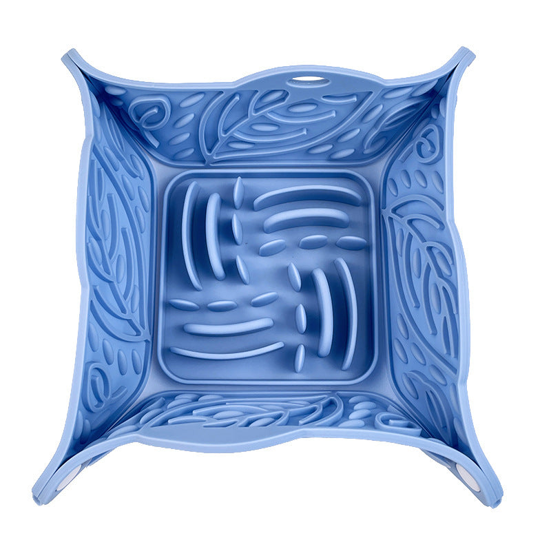 Foldable Silicone Slow Feeder Mat For Pets