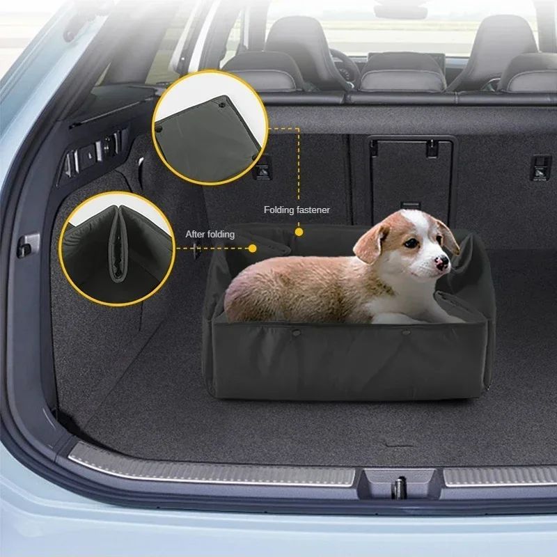 3-in-1 Portable Dog Travel Bed Carrier With Collapsible Mat