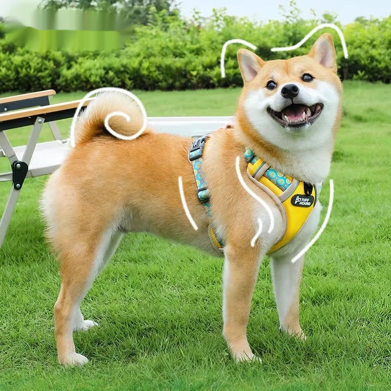 Pet Harness Vest-style Large Walking Leash Small To Medium Dog Leash