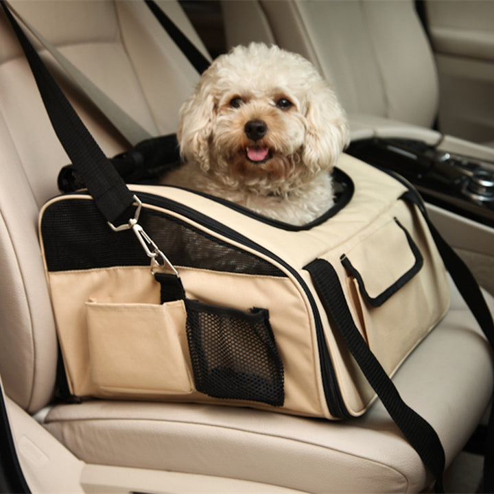 Folding Pet Car Seat Carrier Bag Hammock For Small Dogs Cats