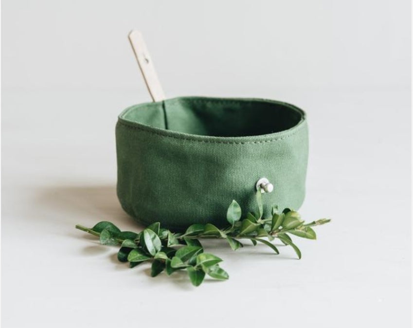 Folding Canvas Dog Bowl Portable Feeding And Water Bowl
