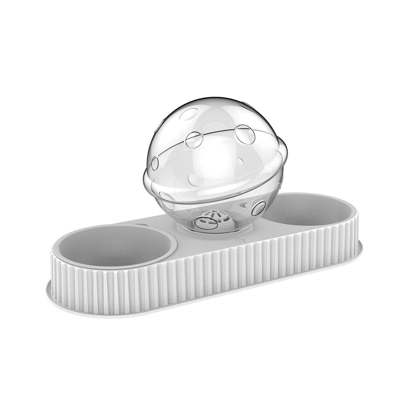 Automatic Plastic Pet Water And Food Feeder Bowl For Dogs Cats