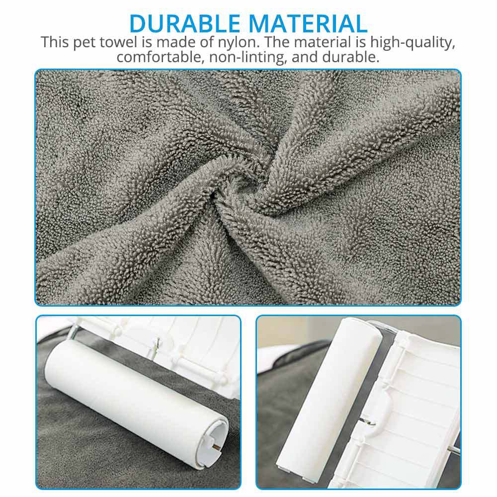 Super Absorbent Large Puppy Pet Dog Bathrobe Bath Towel