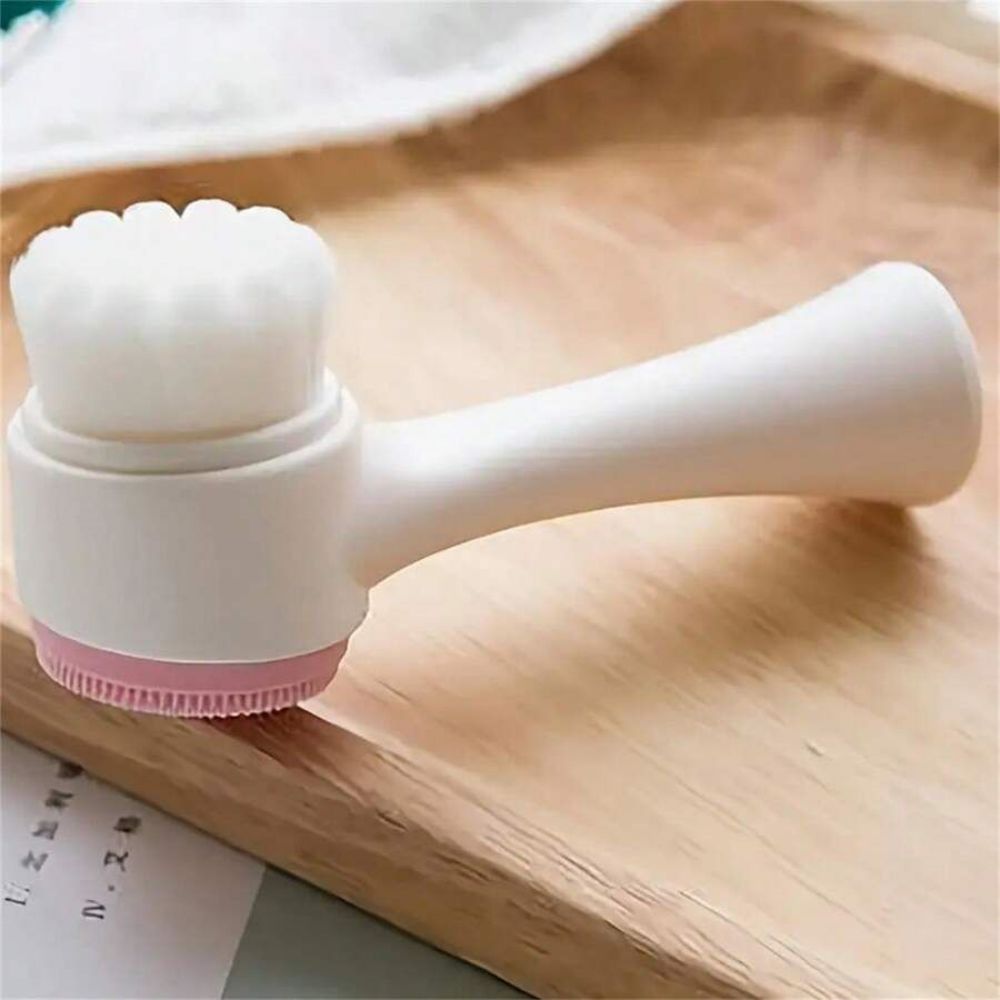 Easy Clean Nylon Pet Paw Brush For Gentle Grooming And Massage