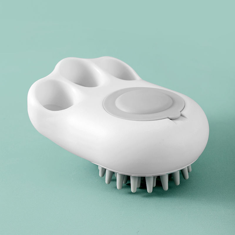 Cat And Dog Bath Massage Brush With Claw Design