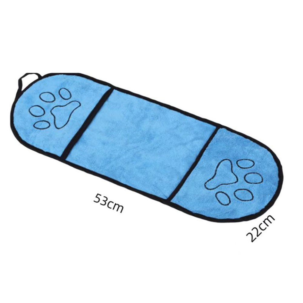 Quick-Absorb Pet Bath Towel For Dogs And Cats