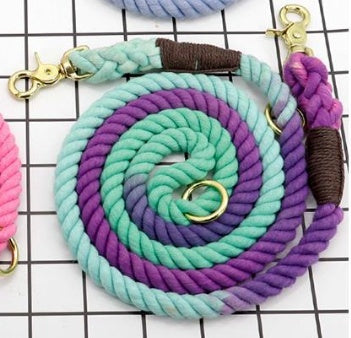 Multi-Color Cotton Dog Leash For Pets