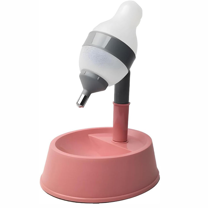 Adjustable Standing Pet Water Dispenser Bowl With Detachable Pole