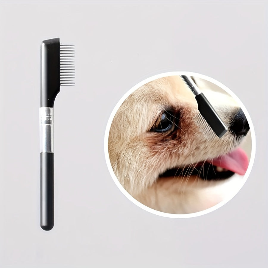 Soft Eye Grooming Brush With Comb For Dogs And Cats