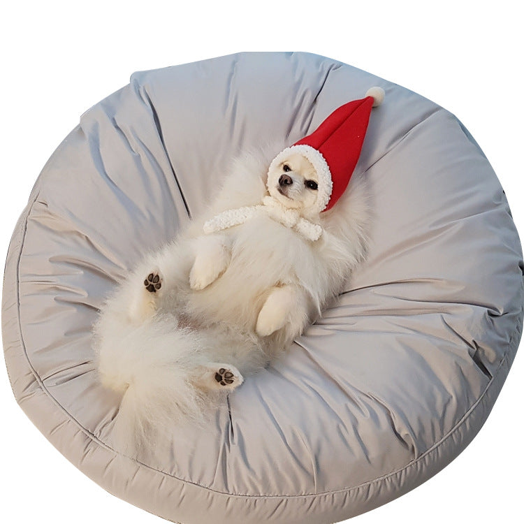 Pet Large Round Bed Moisture Proof Dust-Proof Washable