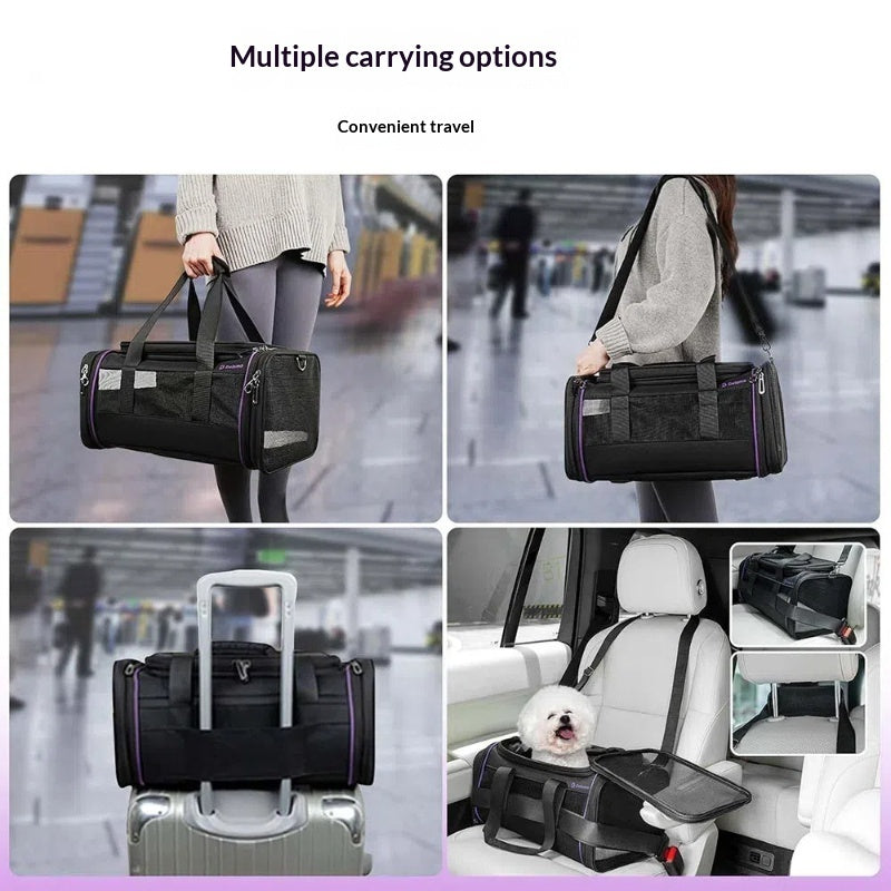 Soft Expandable Portable Pet Carrier Bag For Travel