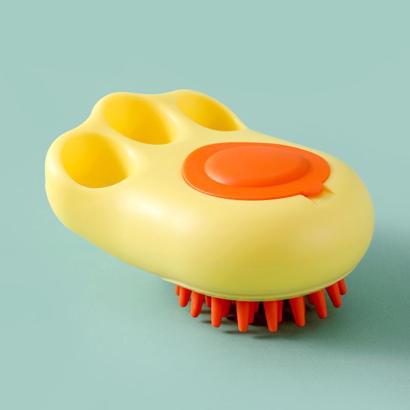 Cat And Dog Bath Massage Brush With Claw Design