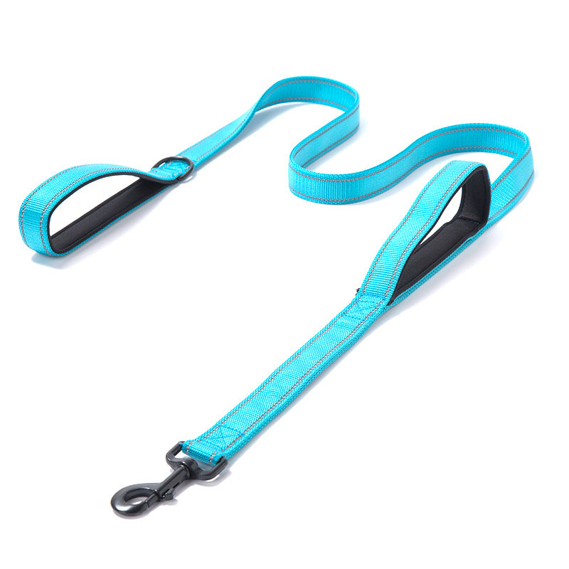 Pet Double Thickened Reflective Nylon Dog Leash