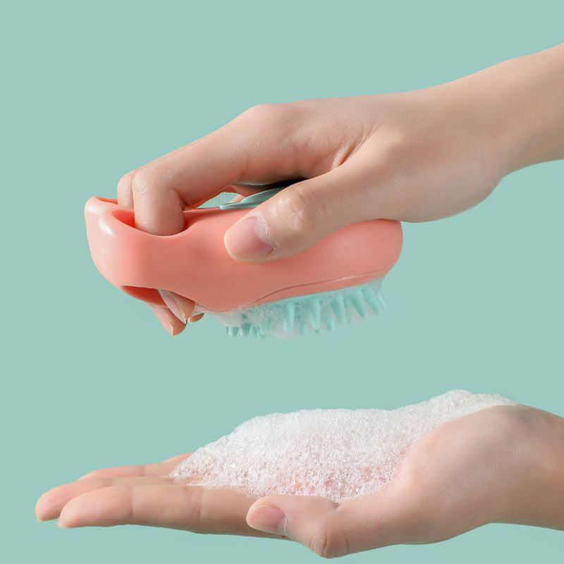 Cat And Dog Bath Massage Brush With Claw Design