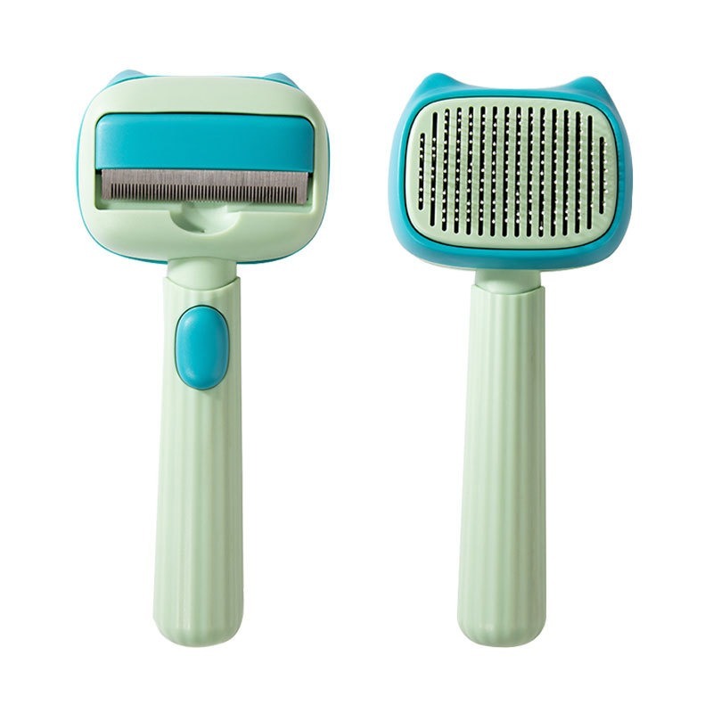Dog And Cat Deshedding Brush With Dematting Comb For All Hair Types