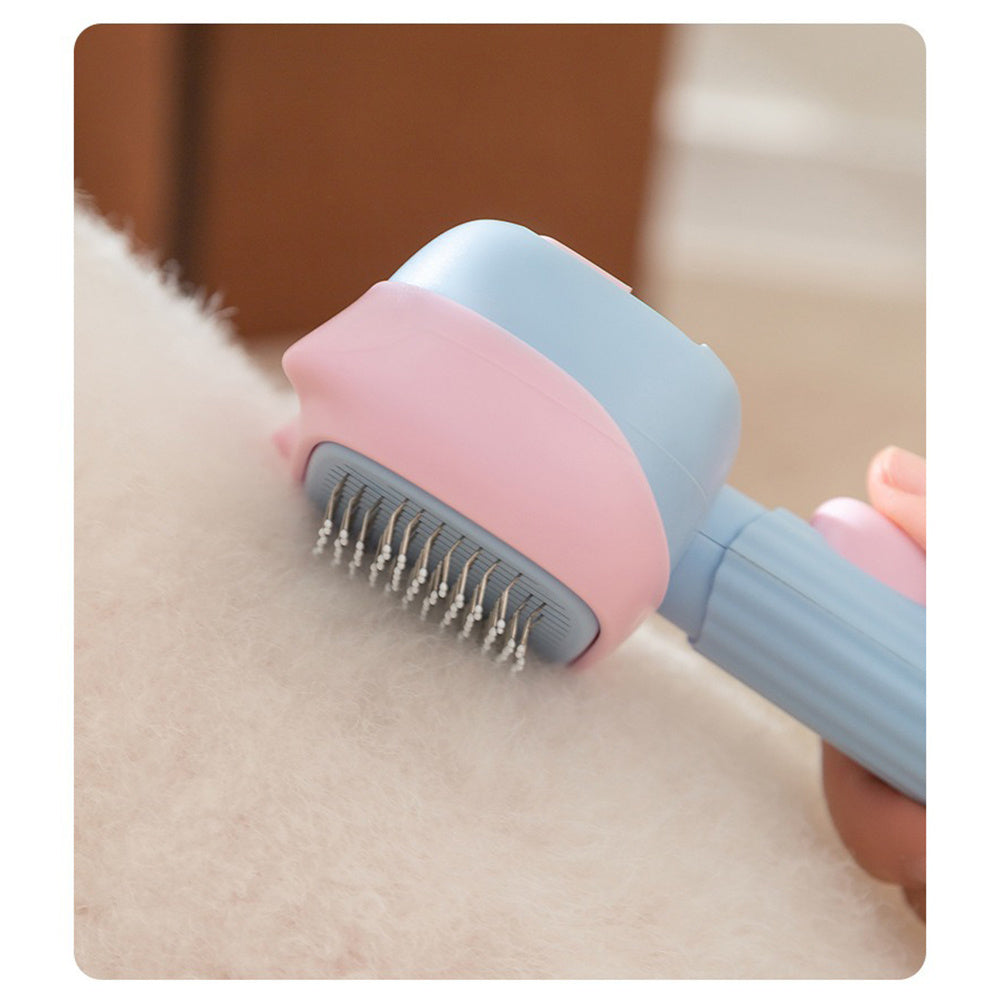 Dog And Cat Deshedding Brush With Dematting Comb For All Hair Types