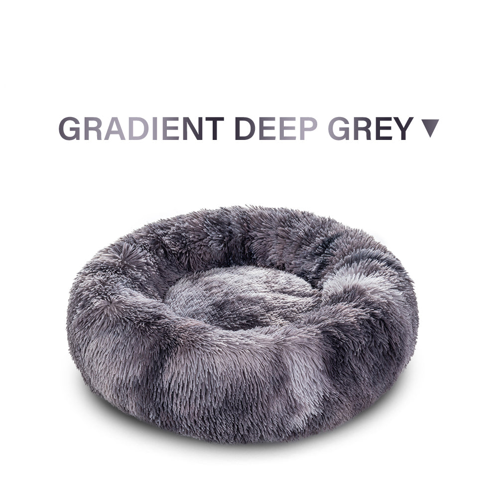 Indoor Doughnut-Shaped Washable Pet Bed For Cats And Dogs