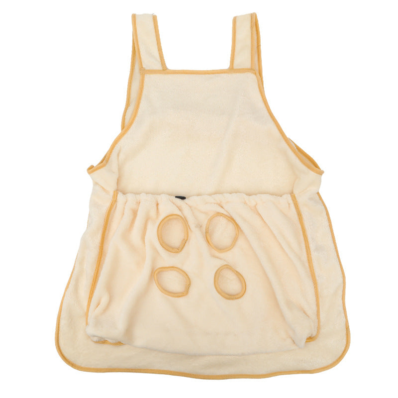 Plush Pet Carrier Apron Bag For Small Cats And Dogs