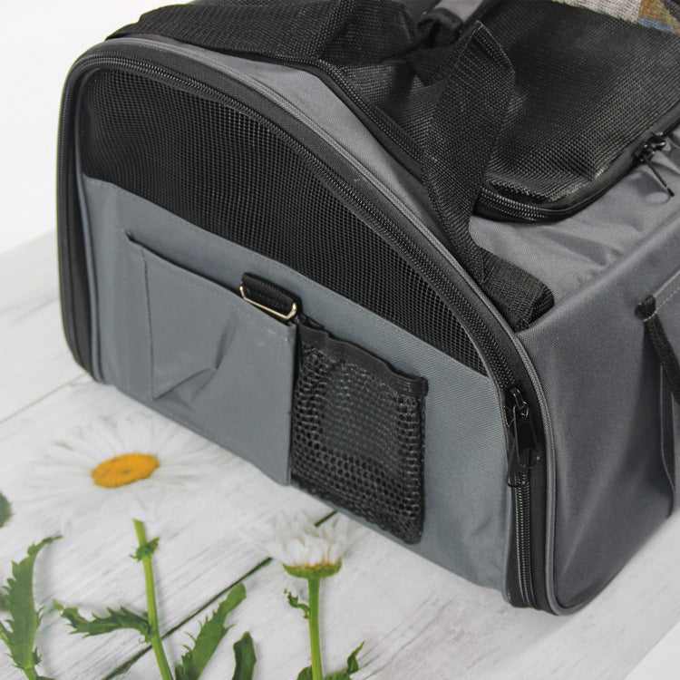 Folding Pet Car Seat Carrier Bag Hammock For Small Dogs Cats