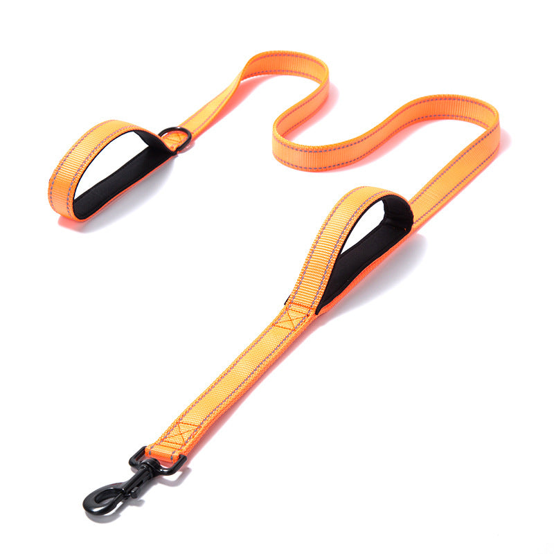 Pet Double Thickened Reflective Nylon Dog Leash