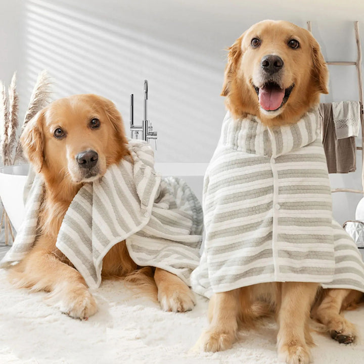 Ultra-Absorbent Quick-Dry Pet Bath Towel For Dogs All Sizes