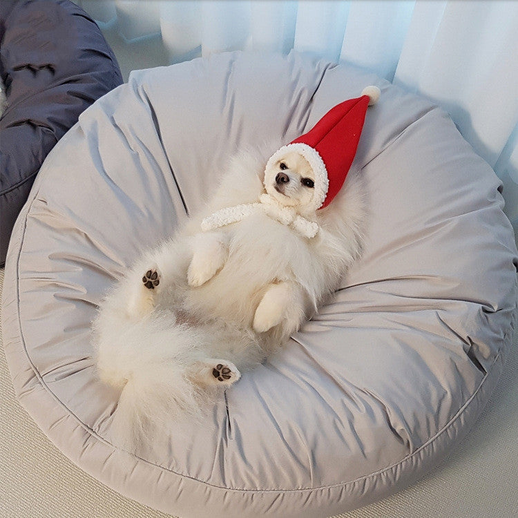 Pet Large Round Bed Moisture Proof Dust-Proof Washable
