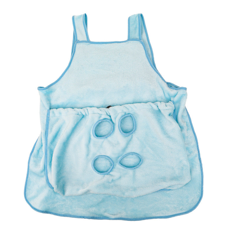 Plush Pet Carrier Apron Bag For Small Cats And Dogs