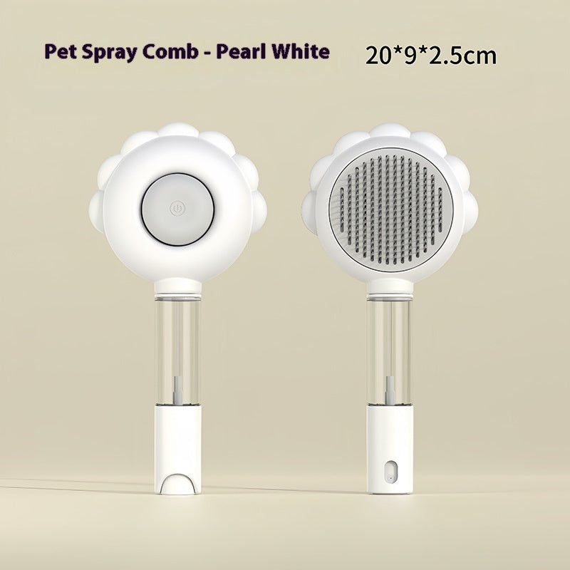 2-in-1 Self-Cleaning Dog Brush And Hair Remover Comb
