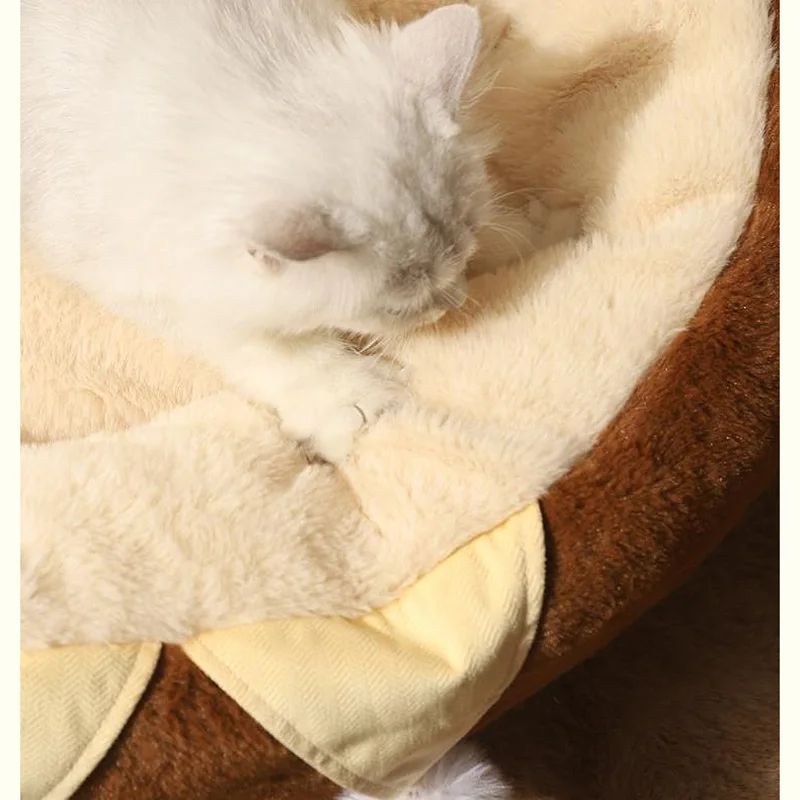 Round Cat Dog Sofa Bed Soft Warm Winter Mattress Cushion