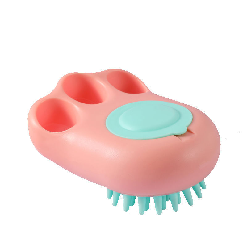 Cat And Dog Bath Massage Brush With Claw Design