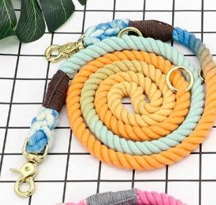 Multi-Color Cotton Dog Leash For Pets