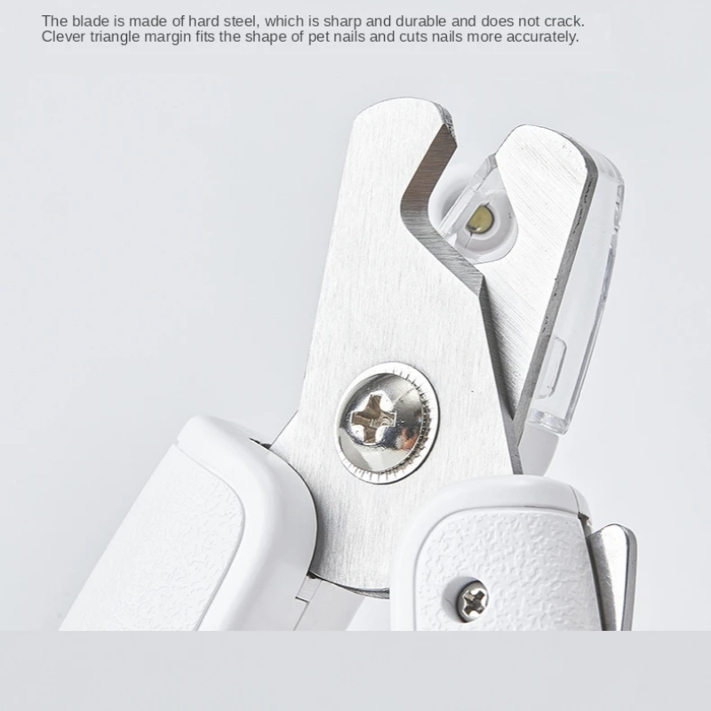 Professional Pet Nail Clipper With LED Light For Dogs And Cats