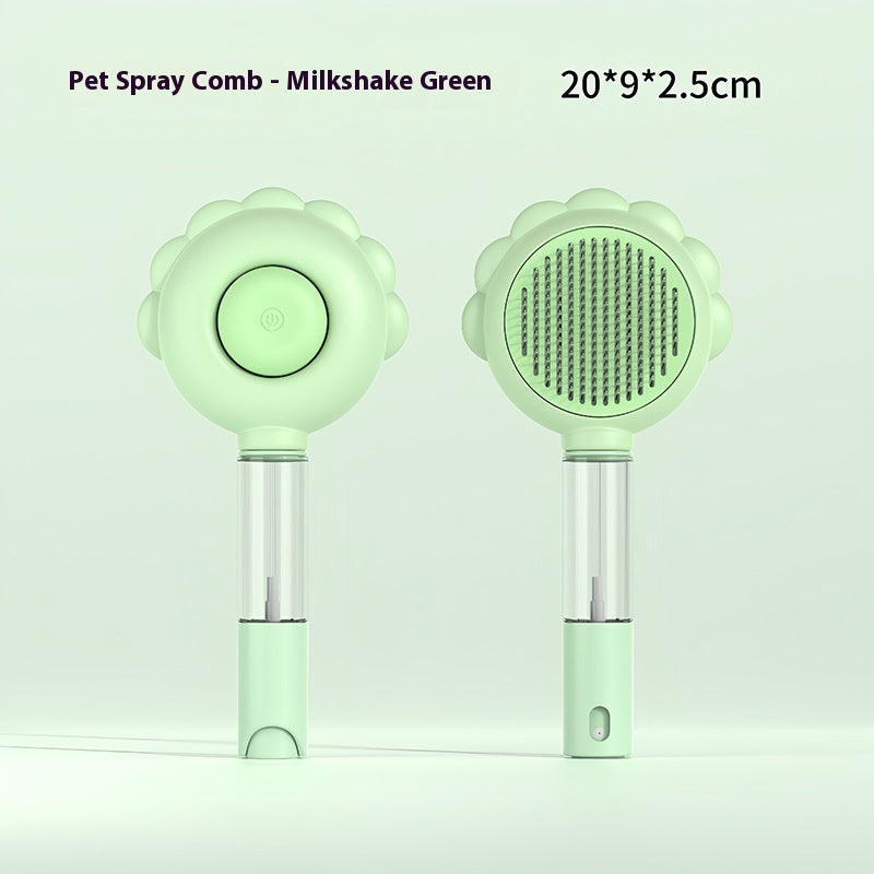 2-in-1 Self-Cleaning Dog Brush And Hair Remover Comb