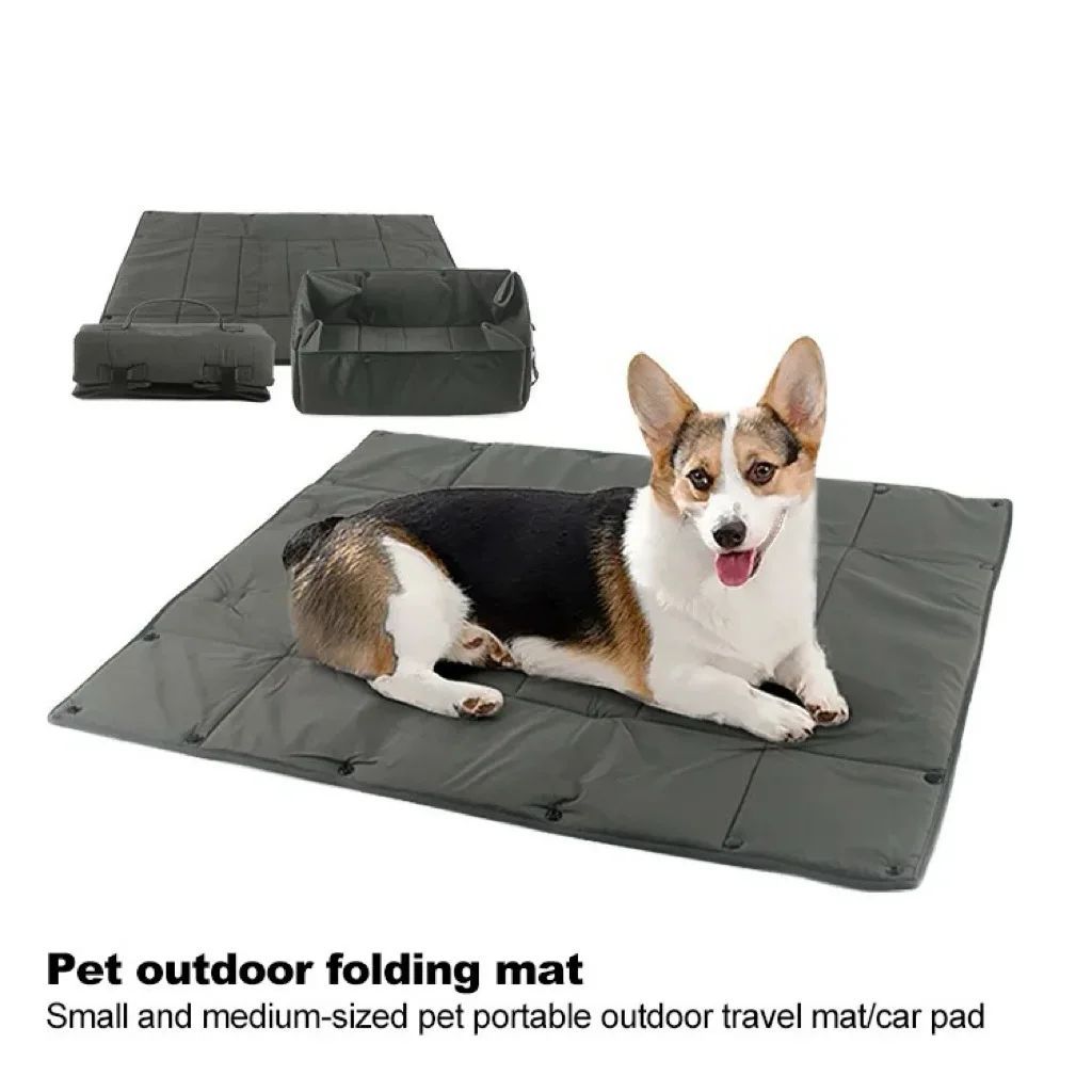 3-in-1 Portable Dog Travel Bed Carrier With Collapsible Mat