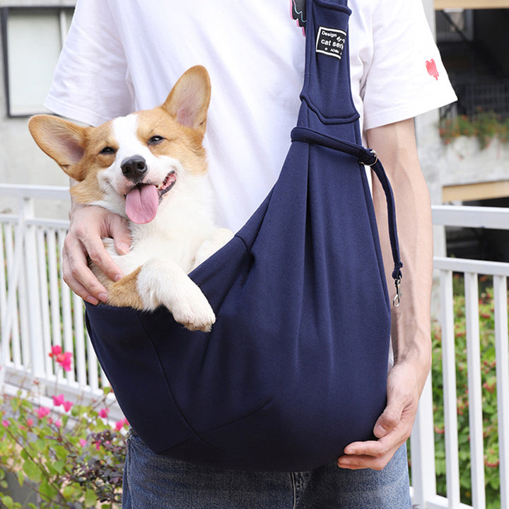 Cotton Single-Shoulder Pet Carrier Bag For Dogs And Cats