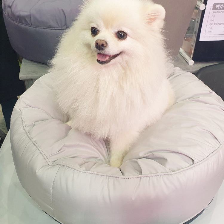 Pet Large Round Bed Moisture Proof Dust-Proof Washable