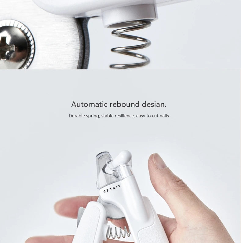 Professional Pet Nail Clipper With LED Light For Dogs And Cats