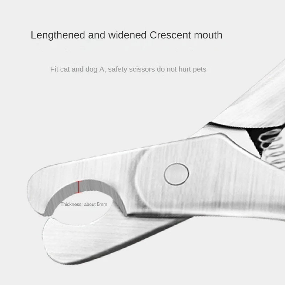 Professional Pet Nail Clipper Sharp Stainless Steel For Dogs Cats