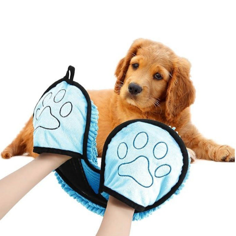 Quick-Absorb Pet Bath Towel For Dogs And Cats