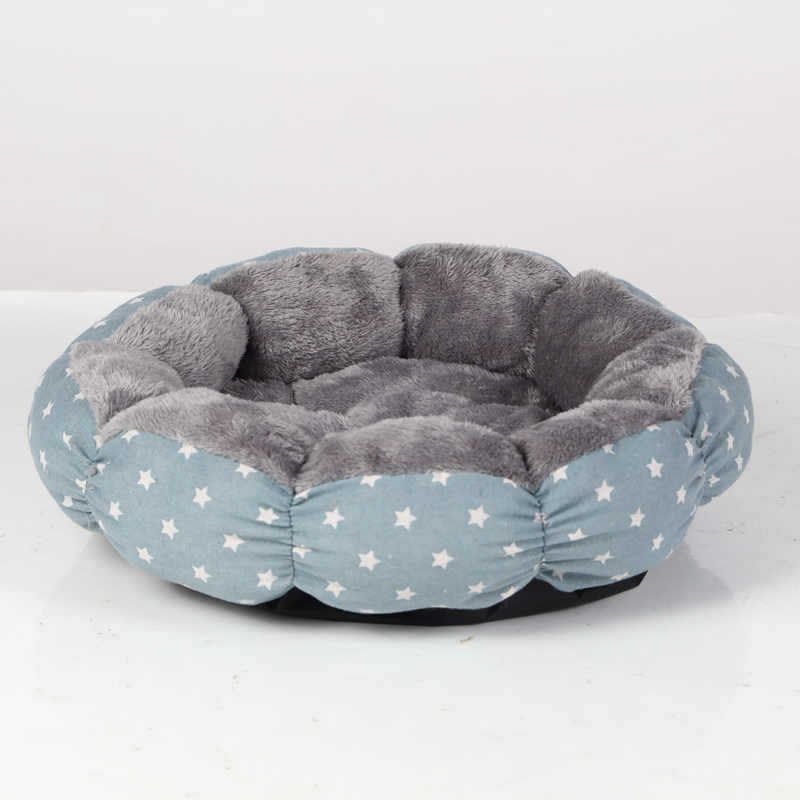 Calming Donut Cat Dog Bed Fluffy Round Pet Bed