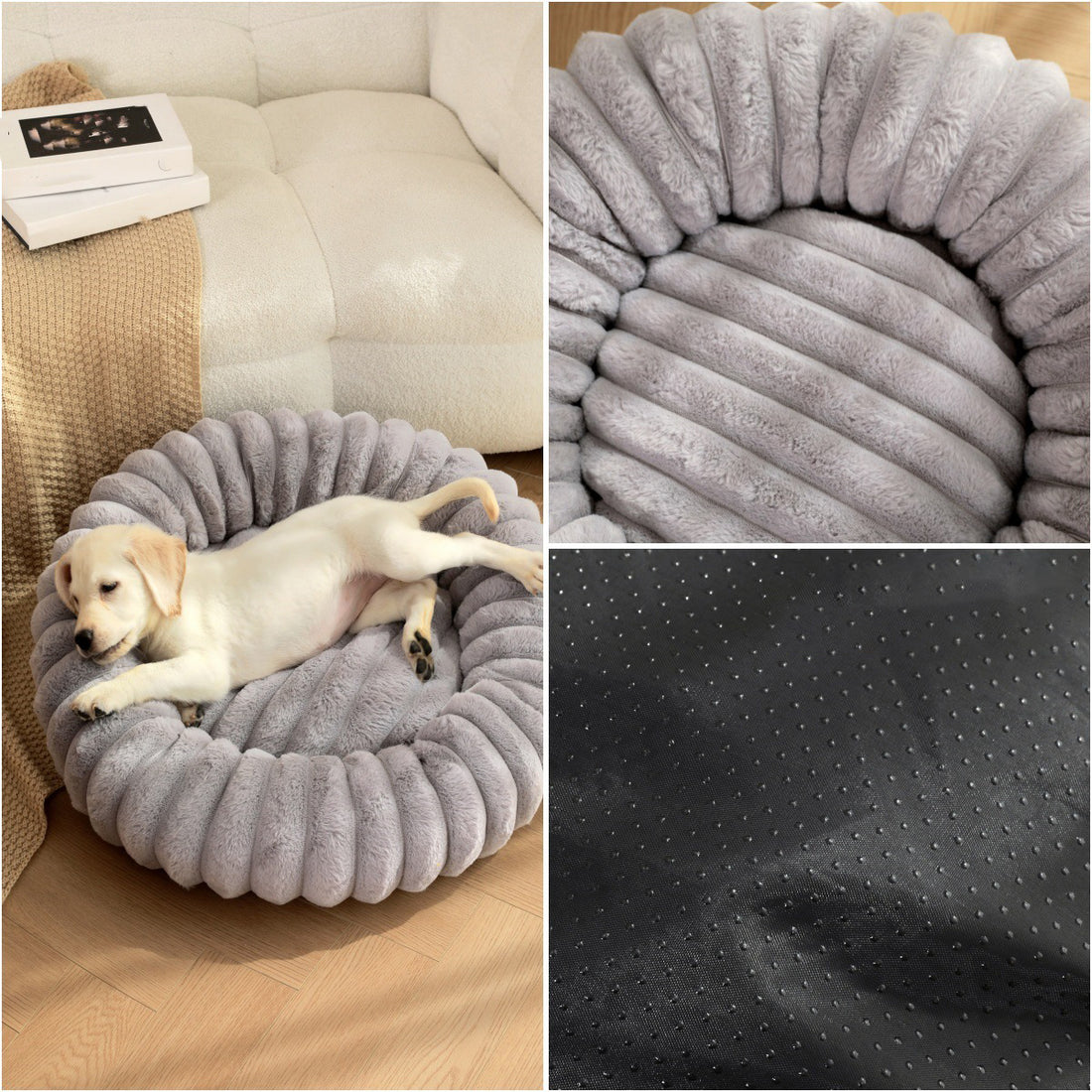 High-Weight Plush Pet Nest Warm Bed For Cats Dogs Rabbits