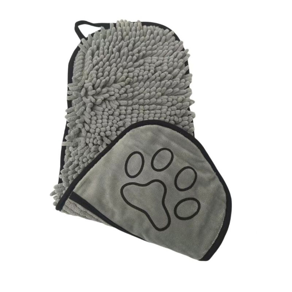 Quick-Absorb Pet Bath Towel For Dogs And Cats