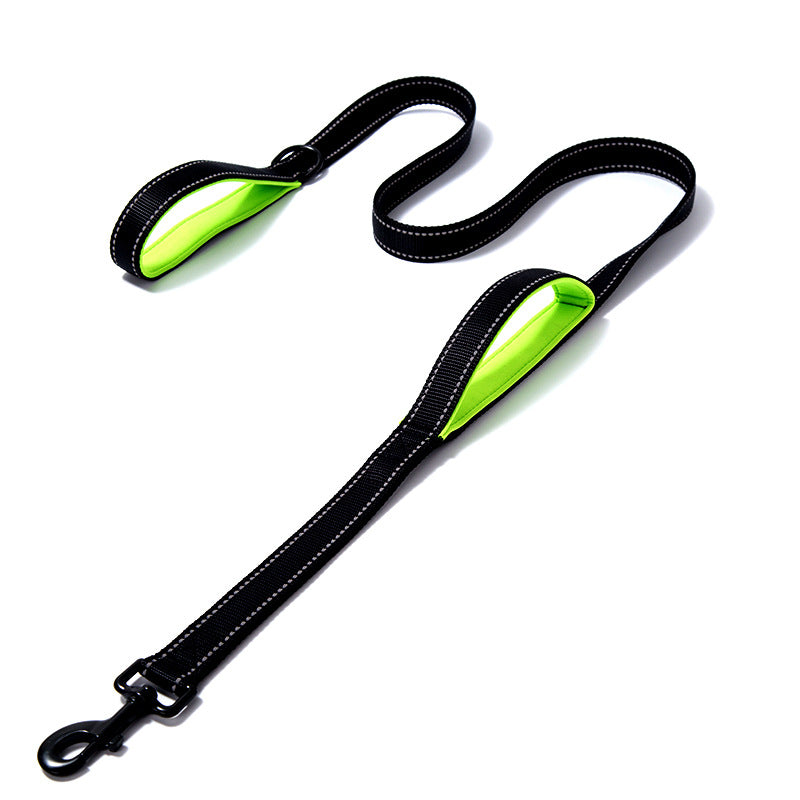 Pet Double Thickened Reflective Nylon Dog Leash