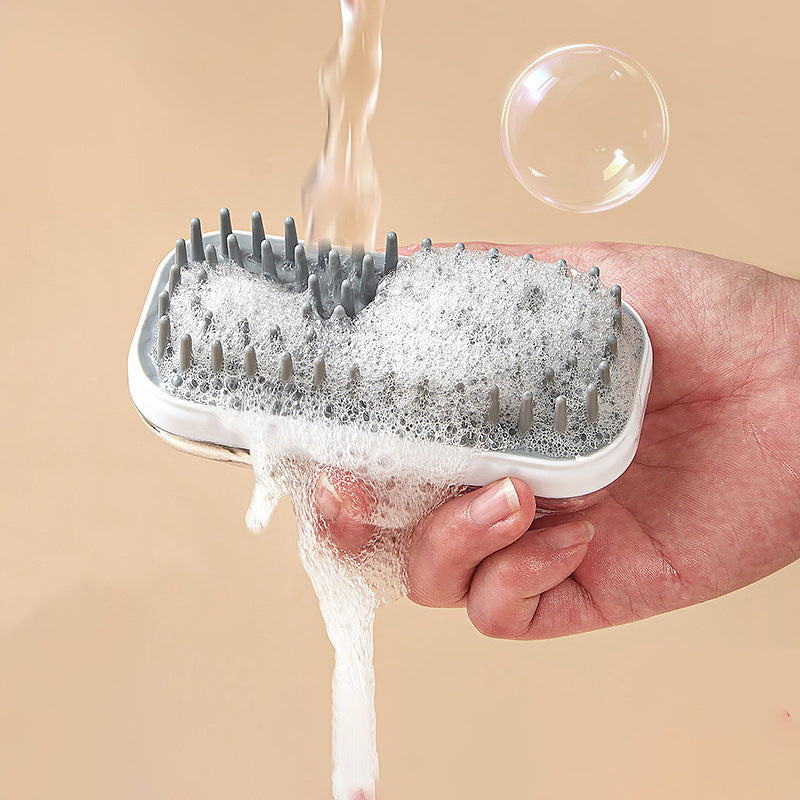 Silicone Pet Bath Massage Brush For Dogs And Cats