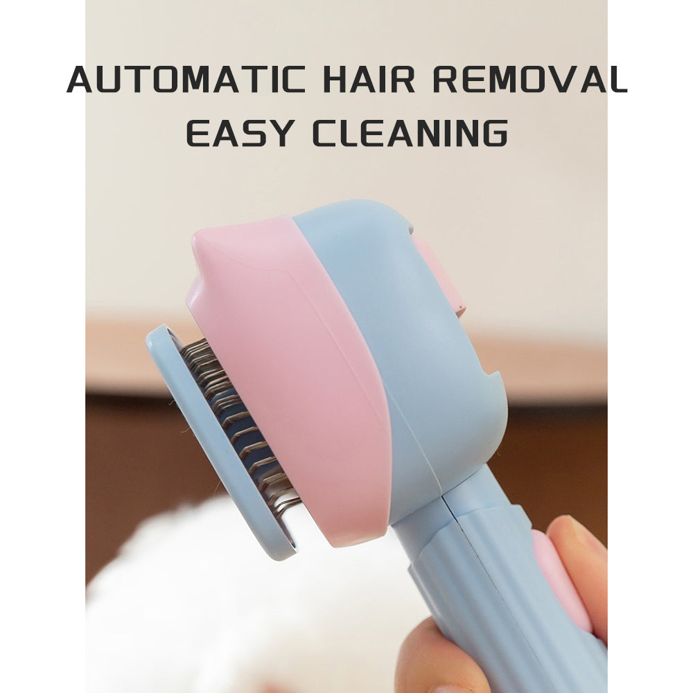 Dog And Cat Deshedding Brush With Dematting Comb For All Hair Types