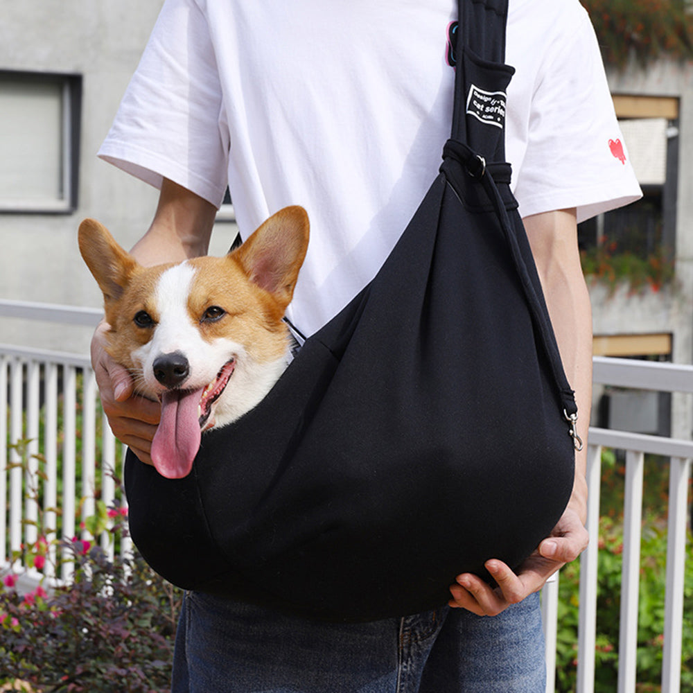 Cotton Single-Shoulder Pet Carrier Bag For Dogs And Cats